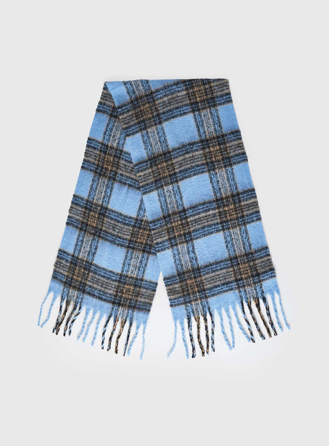 Peyson Scarf Brown / Blue