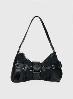 Doyers Street Shoulder Bag Black / Silver