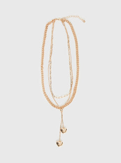 Denmark Layered Necklace Gold