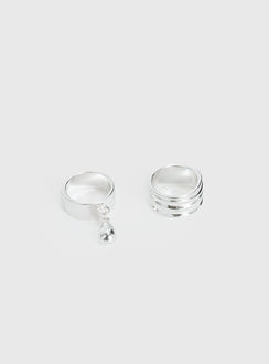Summers Over Ring Set Silver