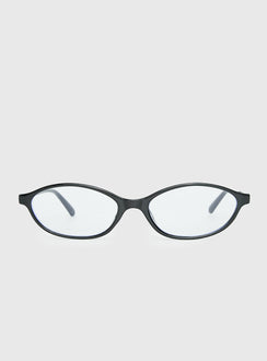 Life Begins Blue Light Glasses Black