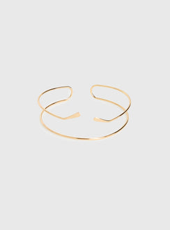 Through The Summer Arm Cuff Gold
