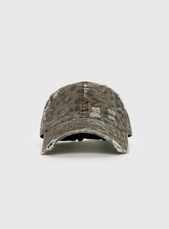 Thousand Miles Distressed Cap Leopard