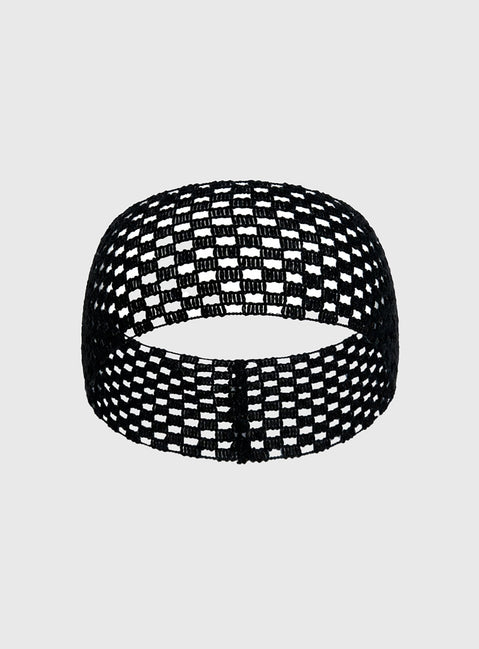 Winslet Knit Headband Black
