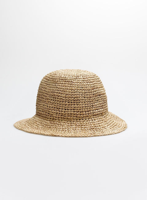 Bucket hat Crochet design Internal drawstring