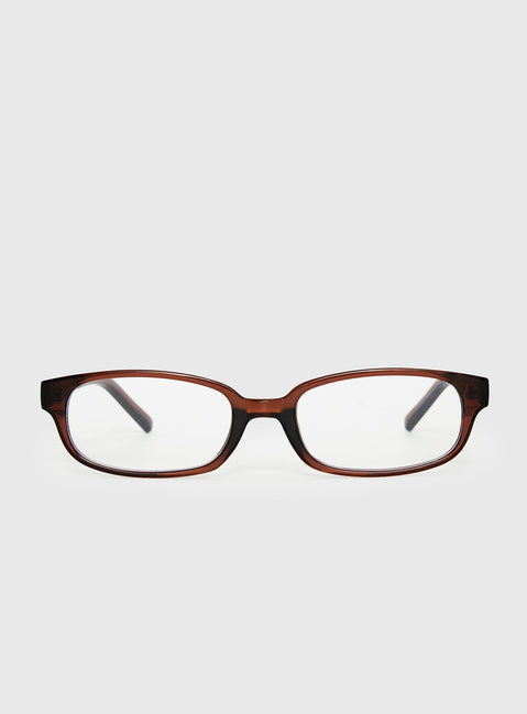 Kiss Of Chaos Blue Light Glasses Brown