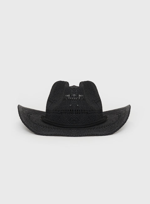 Mid Morning Cowboy Hat Black