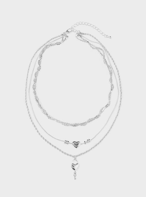 In The Moonlight Necklace Silver