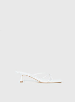 Avedon Heels White