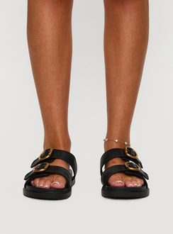 Wallflower Sandals Black
