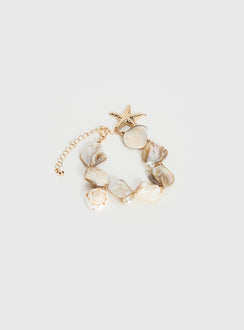Amplitude Shell-look Bracelet Gold