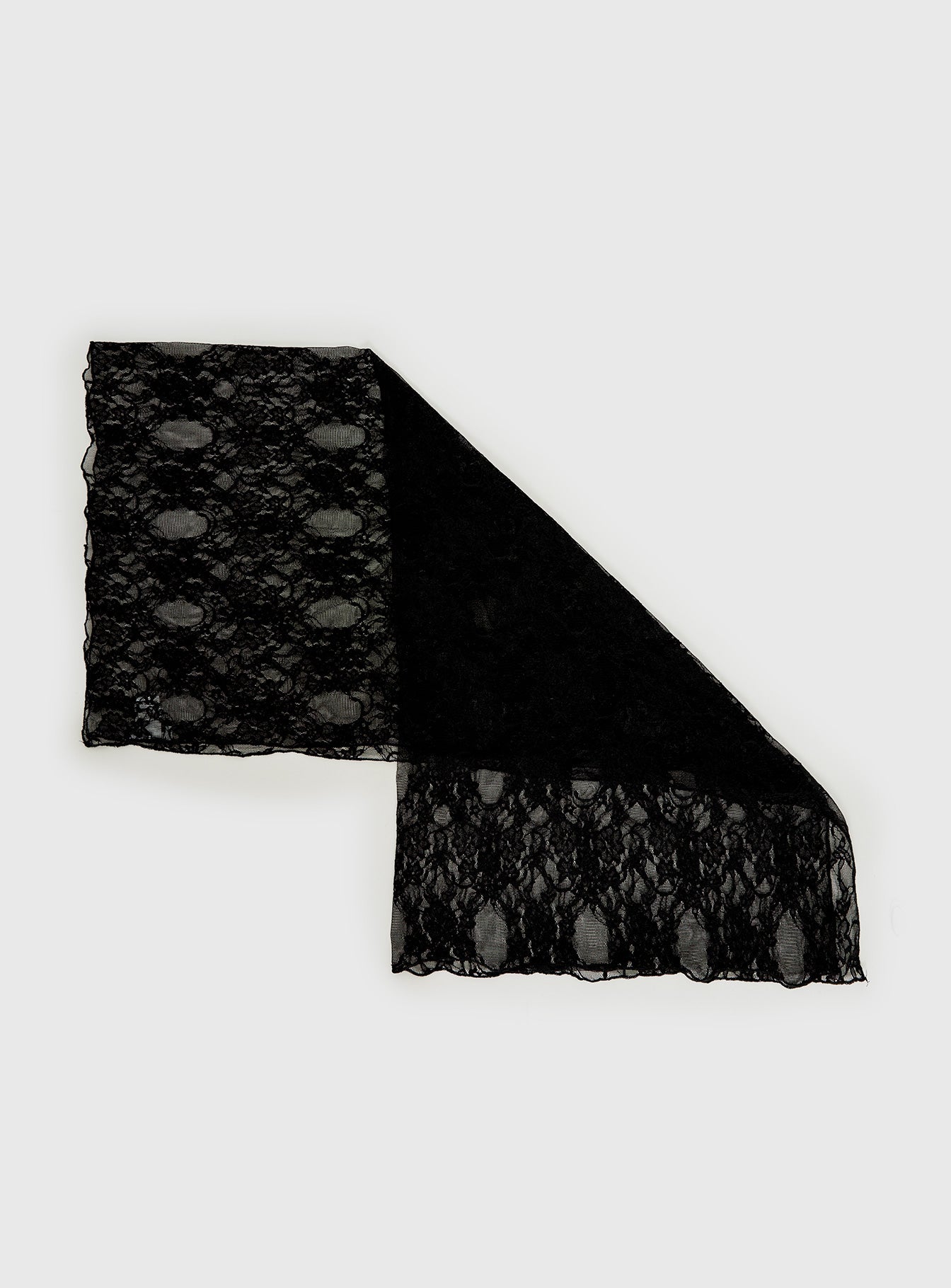 Nellie Hair Scarf Black Lace