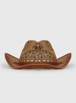 Peace Of Mind Straw Cowboy Hat Tan