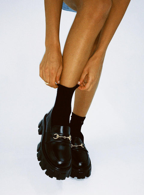 Penny Lane Loafer Black