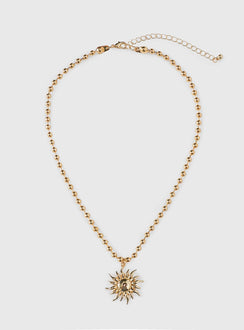 Just Smile Necklace Gold