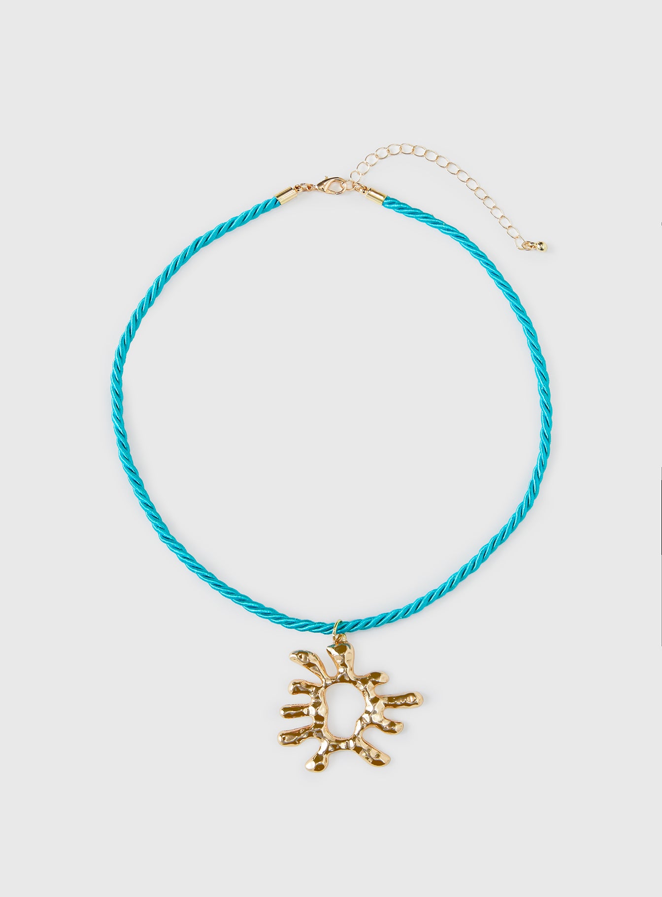 Go Dancing Necklace Gold / Blue