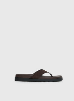 Billini Aila Sandals Dark Cacao Suede