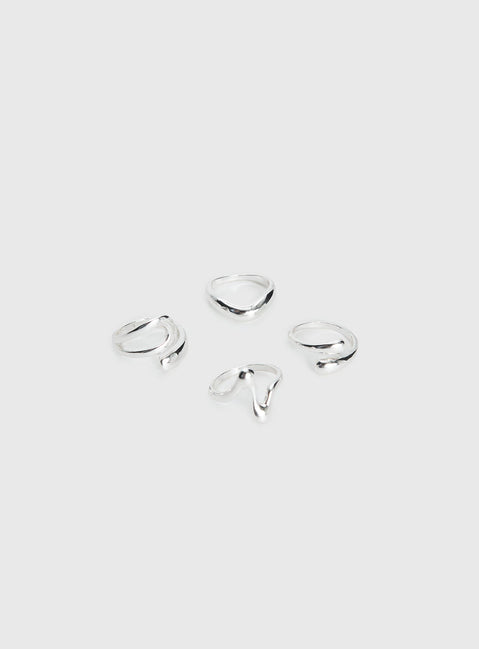 Magnetism Ring Pack Silver
