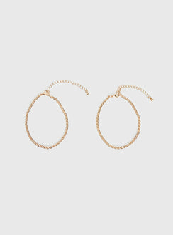 Jacquette Anklet Pack Gold