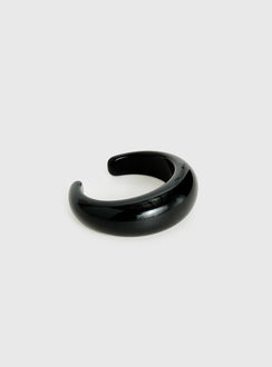 Keera Resin Cuff Black