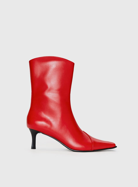 Flyn Boots Red