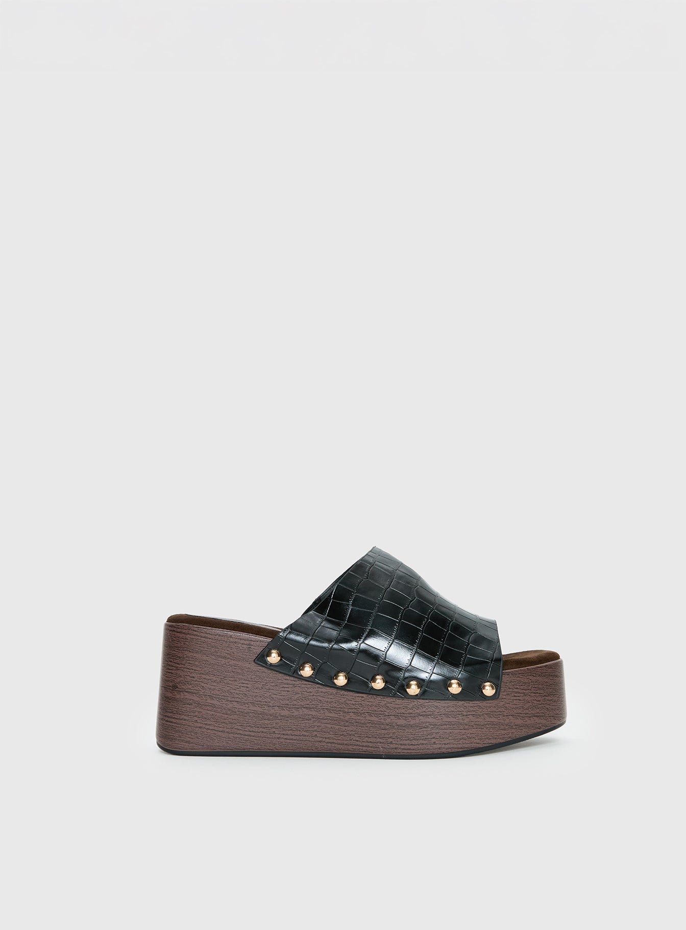 Therapy Imani Platform Sandals Black