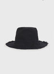 Bonnin Canvas Bucket Hat Black