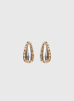 Natilee Teardrop Stud Earrings Multi