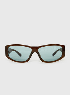 Odele Wraparound Sunglasses Tea / Blue
