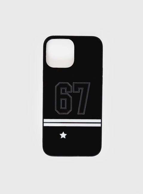 Momoa Iphone Case Black