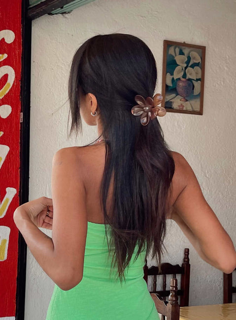 Sun Spirit Hair Clip Brown