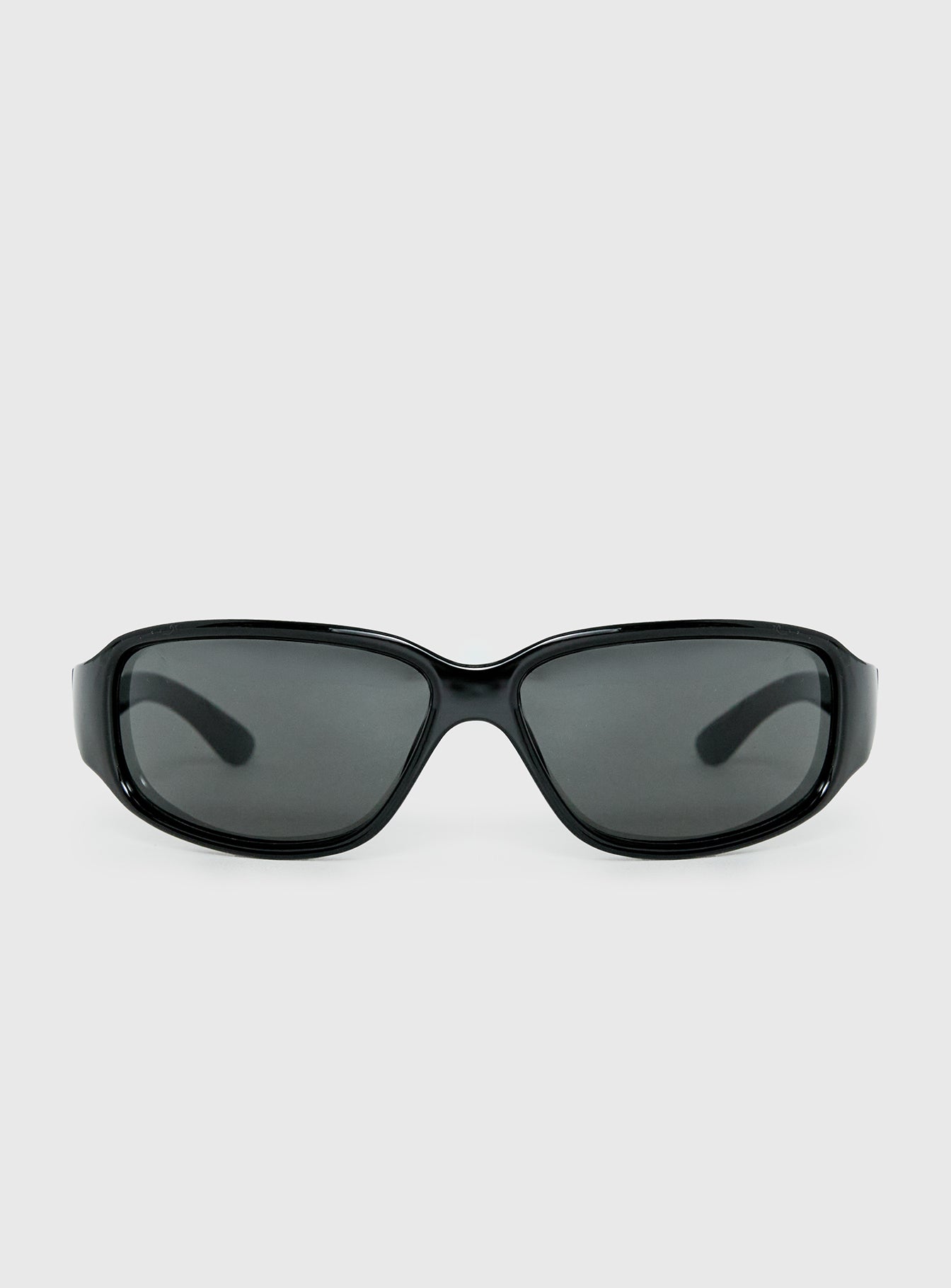Midnight Rush Wrap Around Sunglasses Black