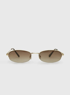 City Scene Sunglasses Brown / Gold