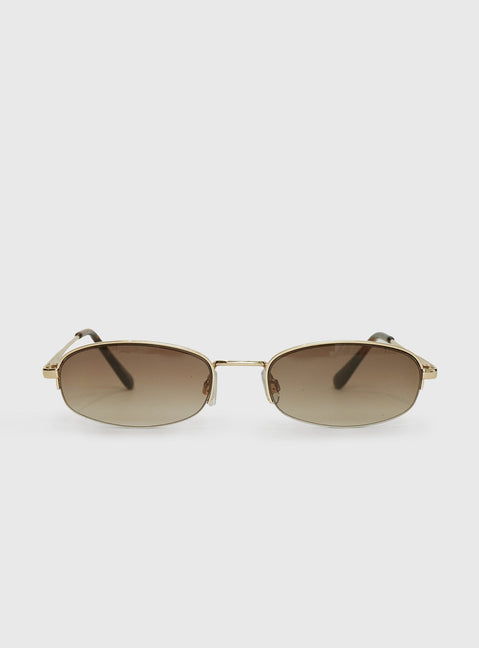 City Scene Sunglasses Brown / Gold