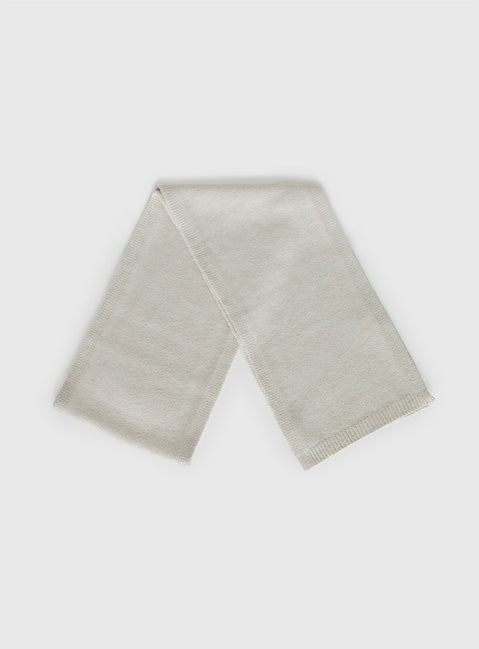 Delyla Knit Scarf Cream