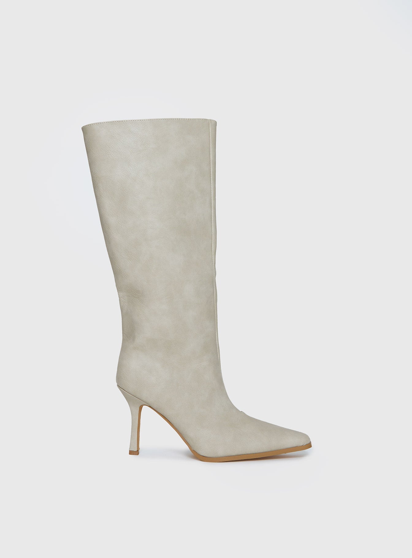 Cecil Knee High Boots Bone