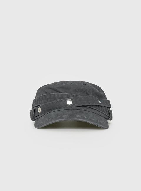 Such A Star Military Cap Charcoal