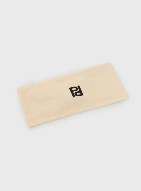 Princess Polly Headband Beige