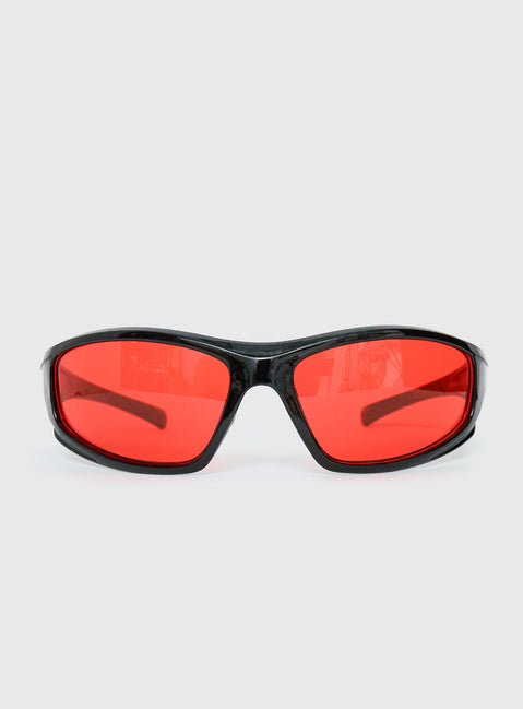 Rapp Sunglasses Black / Red