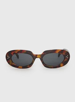 Best Shot Oval Sunglasses Tort / Black