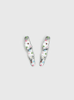 Kind To Another Hair Clips Silver / Multi