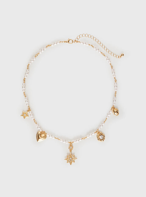 Divinity In Motion Necklace Gold