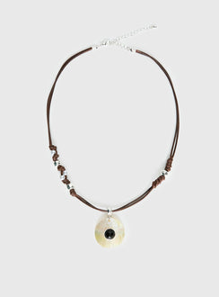 Saturn Returns Pendant Necklace Silver