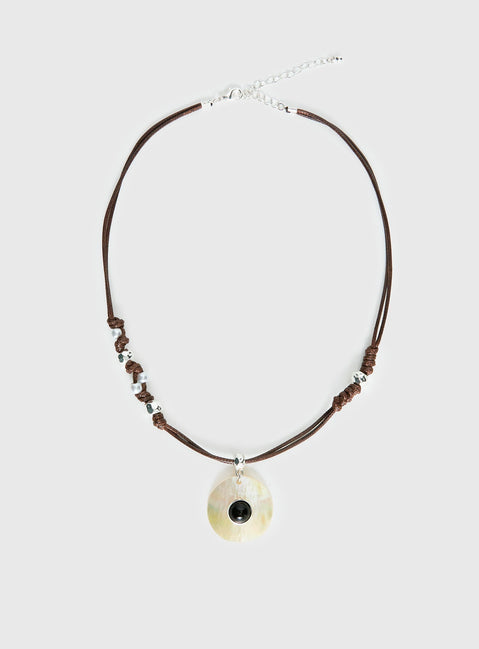 Saturn Returns Pendant Necklace Silver