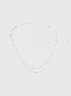 Dressed Up Dainty Chain Belt Silver