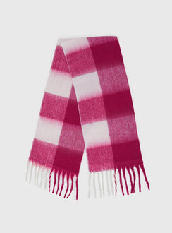 Consideration Scarf Pink Check