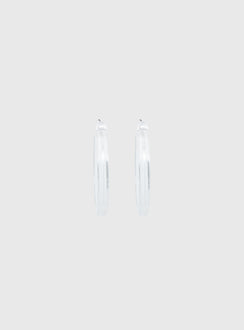 Stars Shine Hoop Earrings Clear