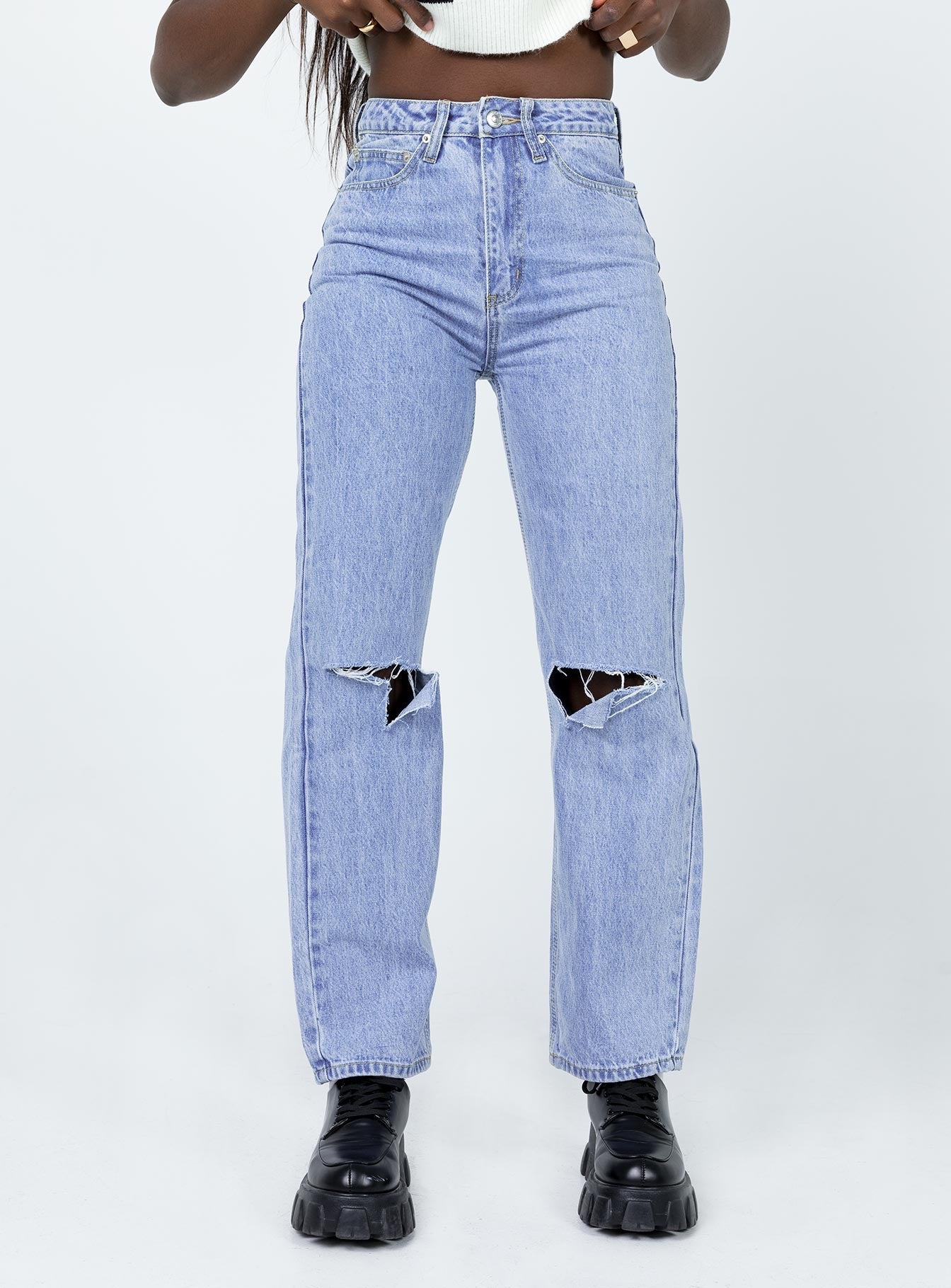 product Princess Polly High Waisted  Holland Jeans