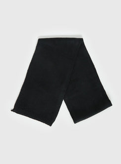 Delyla Knit Scarf Black