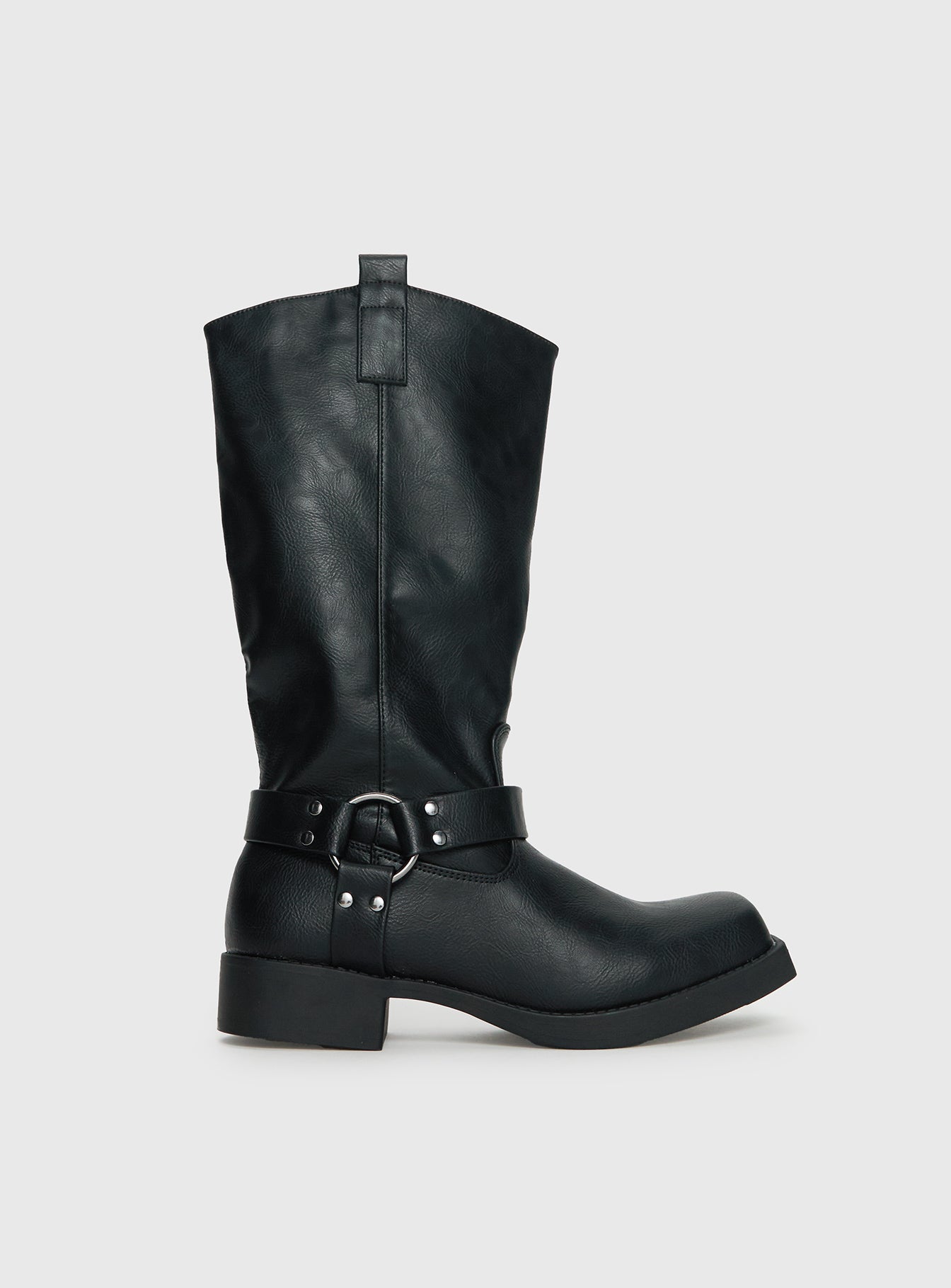 Wrecked Western Boots Black